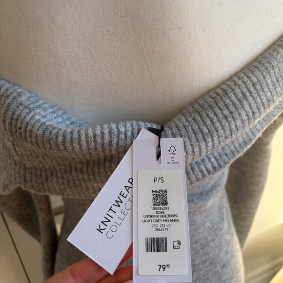 DYNAMITE | Off-Shoulder Sweater Midi Dress | Size S - Picture 3 of 5